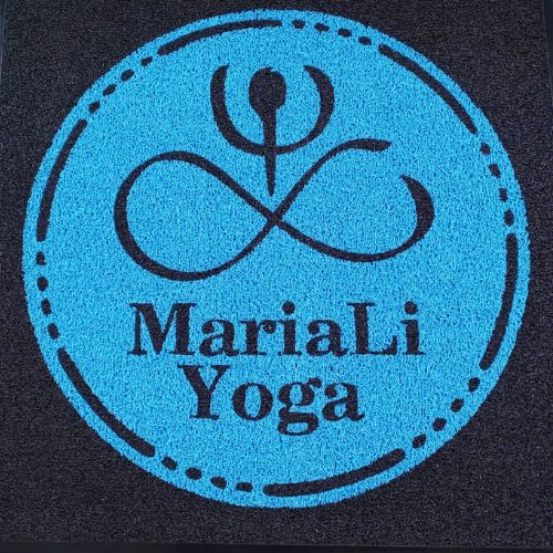 tapetes publicitarios Maria Yoga